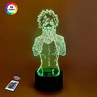 3D нічник "Дабі 2" (ВОЛІЧНЕ ЗОБРАЖЕННЯ)+ пульт ДК + мережевий адаптер + батарейки (3ААА) 3DTOYSLAMP