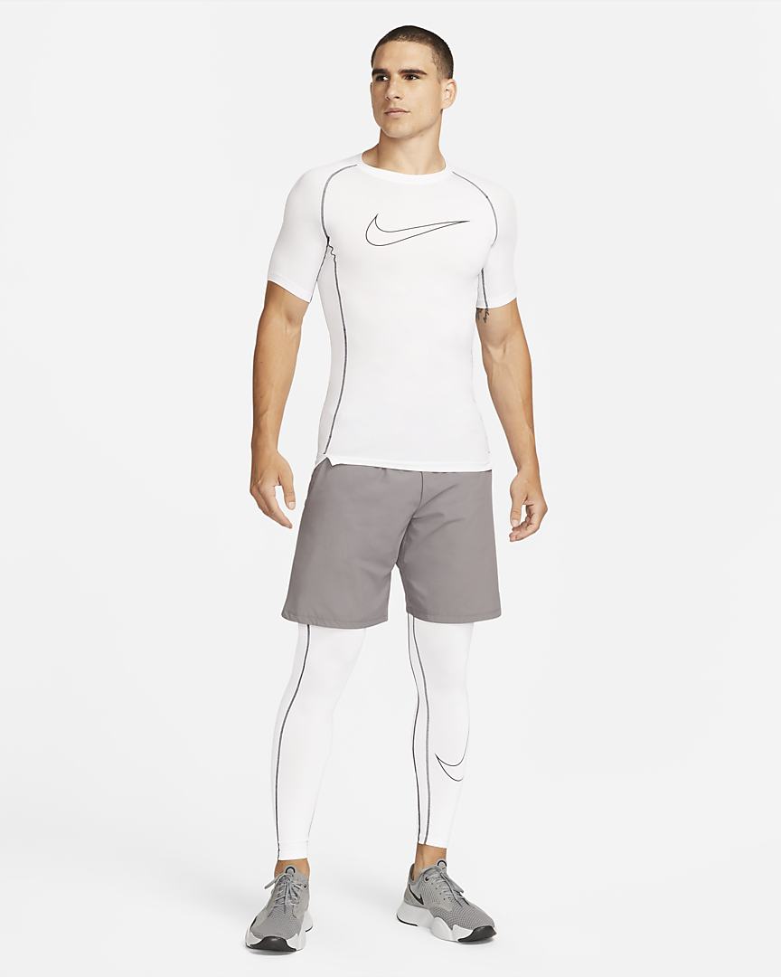Термобелье мужское Nike Pro Dri-FIT Tight-Fit Short-Sleeve Top DD1992-100Белый (ID#1468074464), цена: 1517 ₴, купить на Prom.ua