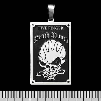 Кулон Five Finger Death Punch (Knucklehead) (ptsb-032) прямокутний