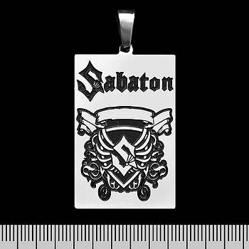Кулон Sabaton (герб) (ptsb-102) прямокутний