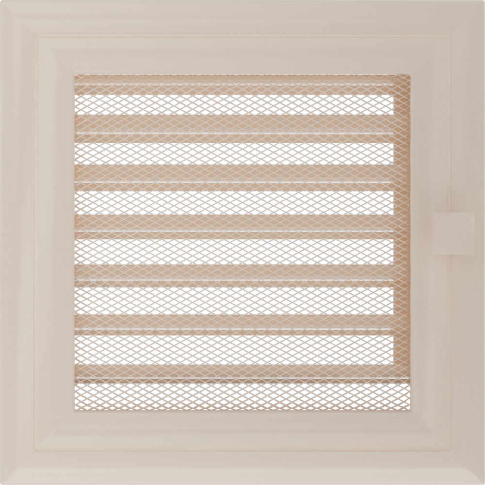 Решітка Oskar кремова з жалюзями 17x17, фото 1