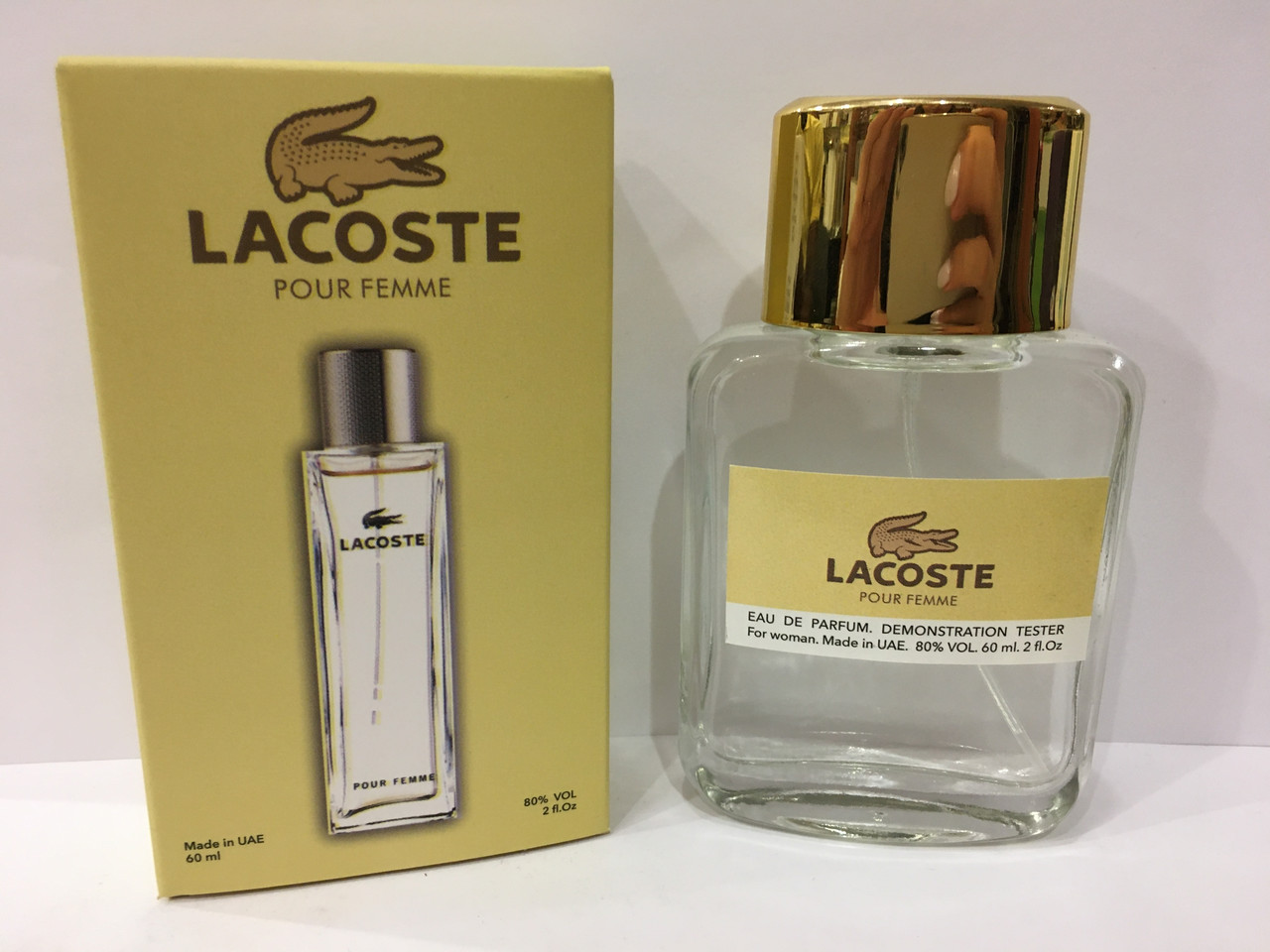Жіночі парфуми тестер Lacoste pour femme Duty free 60ml