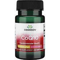 Коэнзим Q10, для сердца, Swanson, 100 мг, 50 капсул