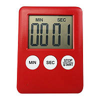 Таймер (секундомір) для приготування кави з магнітом Червоний