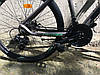 Велосипед найнер Crosser Solo 29" (рама 21, 21S) Hidraulic Shimano 2021 сіро-зелений, фото 9