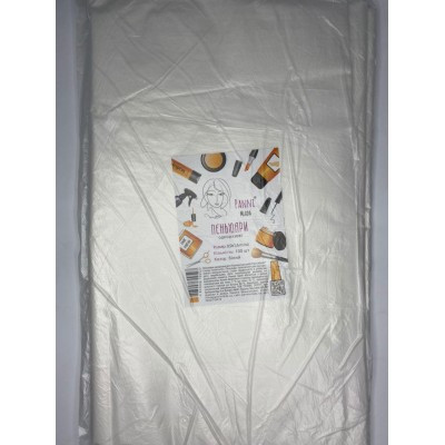 Пеньюари одноразовий Panni Mlada 0,8 х1,4 м 50 шт, Прозорі