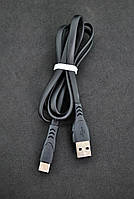 Кабель Usb Type-C 4you Sula black (2.4A, Silicon)