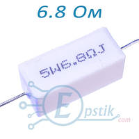 Резистор 6.8 Ом ±5% 5Вт выводной