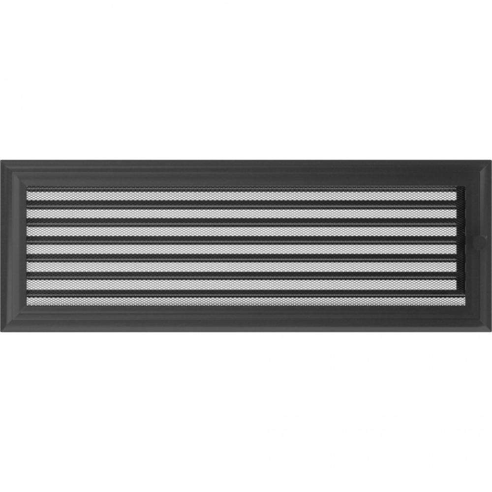 Решітка Oskar графітова з жалюзями 17x49, фото 1