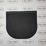 Клапан для сумки "Черепаха". Графіт., фото 2