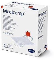Серветка Medicomp 10см х 10см 2шт з нетканого матеріалу