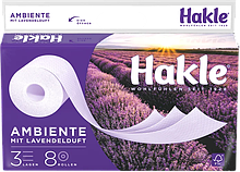 Туалетний папір 3-х шарова Лаванда Hakle Ambiente 8 шт Німеччина на гільзі