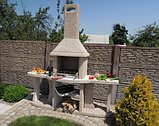 Вуличний камін-барбекю "Каїр" із двома столами, фото 6