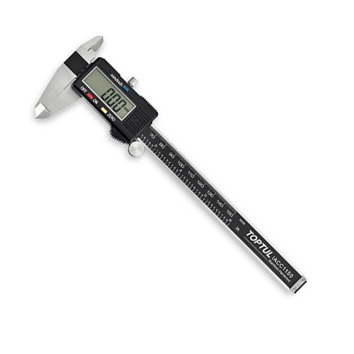 Штангенциркуль електронний 150мм, 0,01 мм TOPTUL IACC1150, фото 1