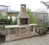 Вуличний камін-барбекю "Каїр" із двома столами, фото 5