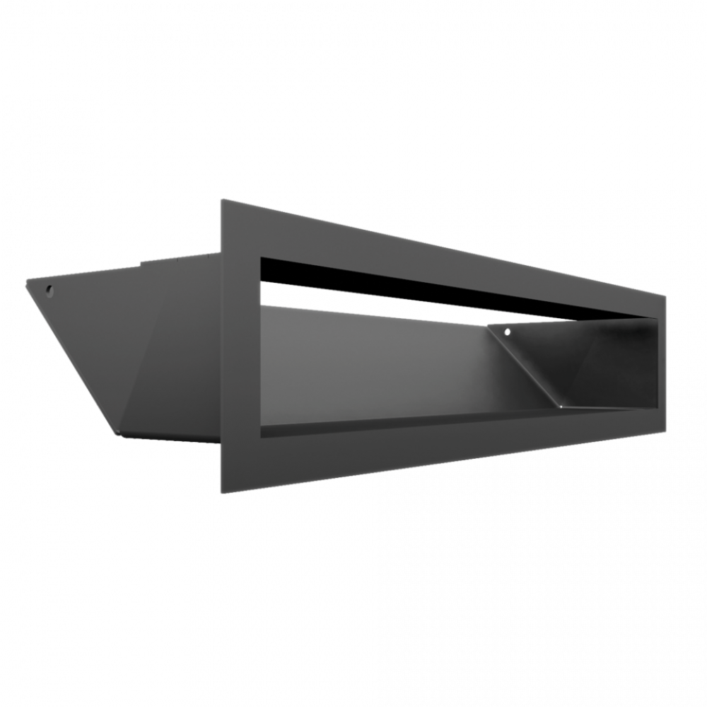 Решітка LUFT графітова 9x40 Kratki - фото 1 - id-p1468149294