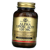 Альфа-липоевая кислота 120 Solgar Alpha Lipoic Acid 120 mg 60 капсул