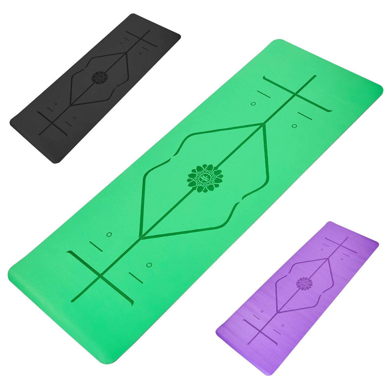 Коврик, мат каучуковый Premium Rubber Mat для фитнеса, йоги, пилатеса ...