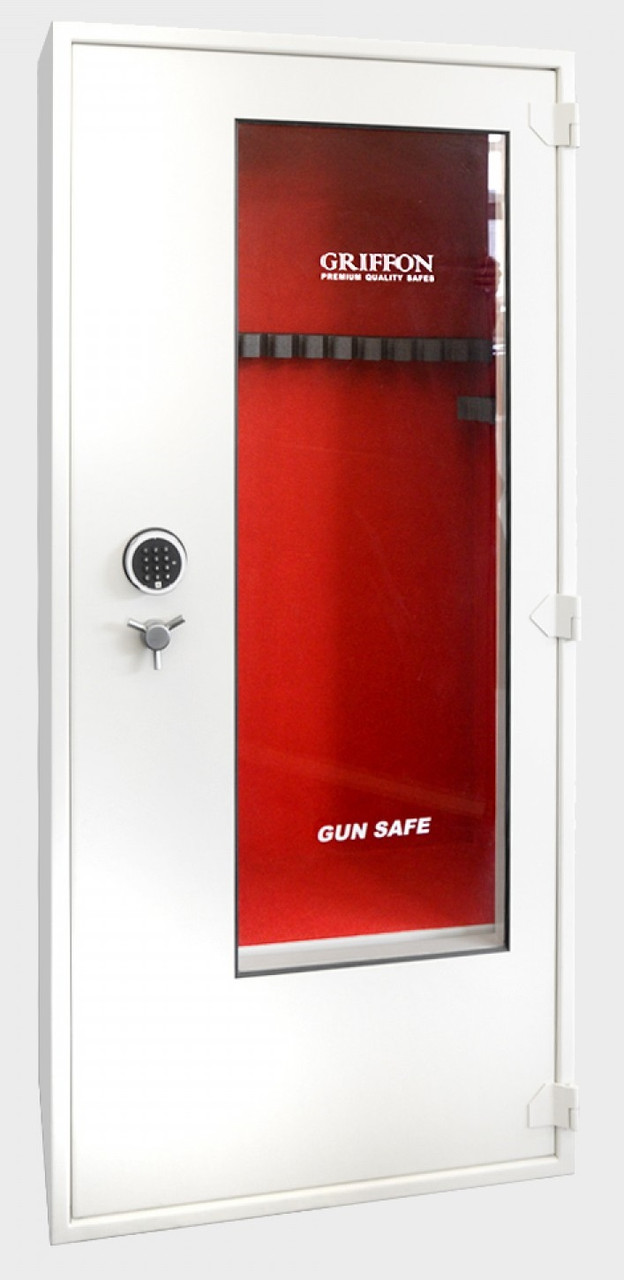 Шафа для зброї, зброва шафа, шафа для зберігання зброЇ, GD.840.E.T GLASS на 18 стволів з ударотривким склом (1800х840х450)