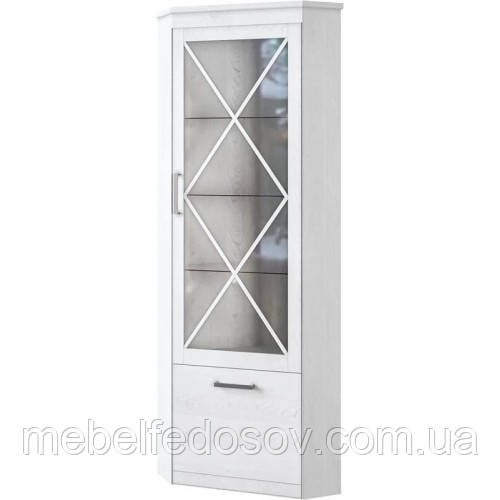Вітрина кутова Ешлі (Світ меблів) 600х600х2050 мм, фото 1