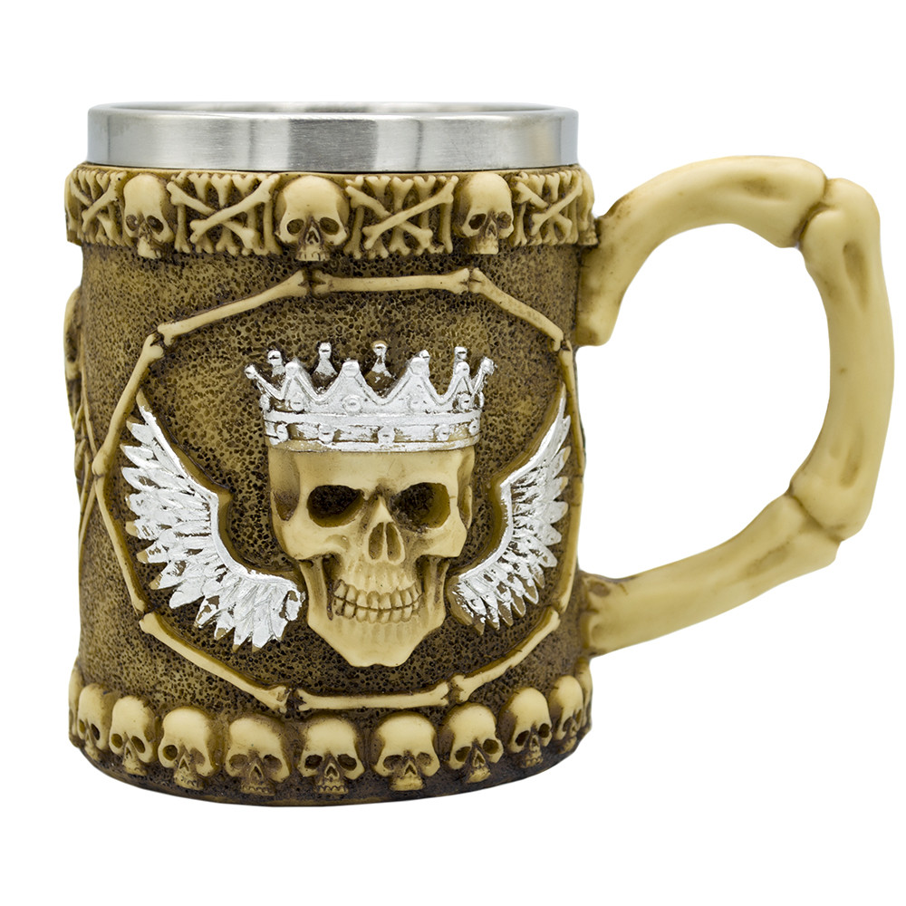 Кухоль Череп з крилами (cup-050)