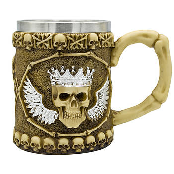 Кухоль Череп з крилами (cup-050)