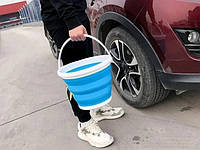 Відро туристичне складне 5 л Collapsible Bucket EL 1262