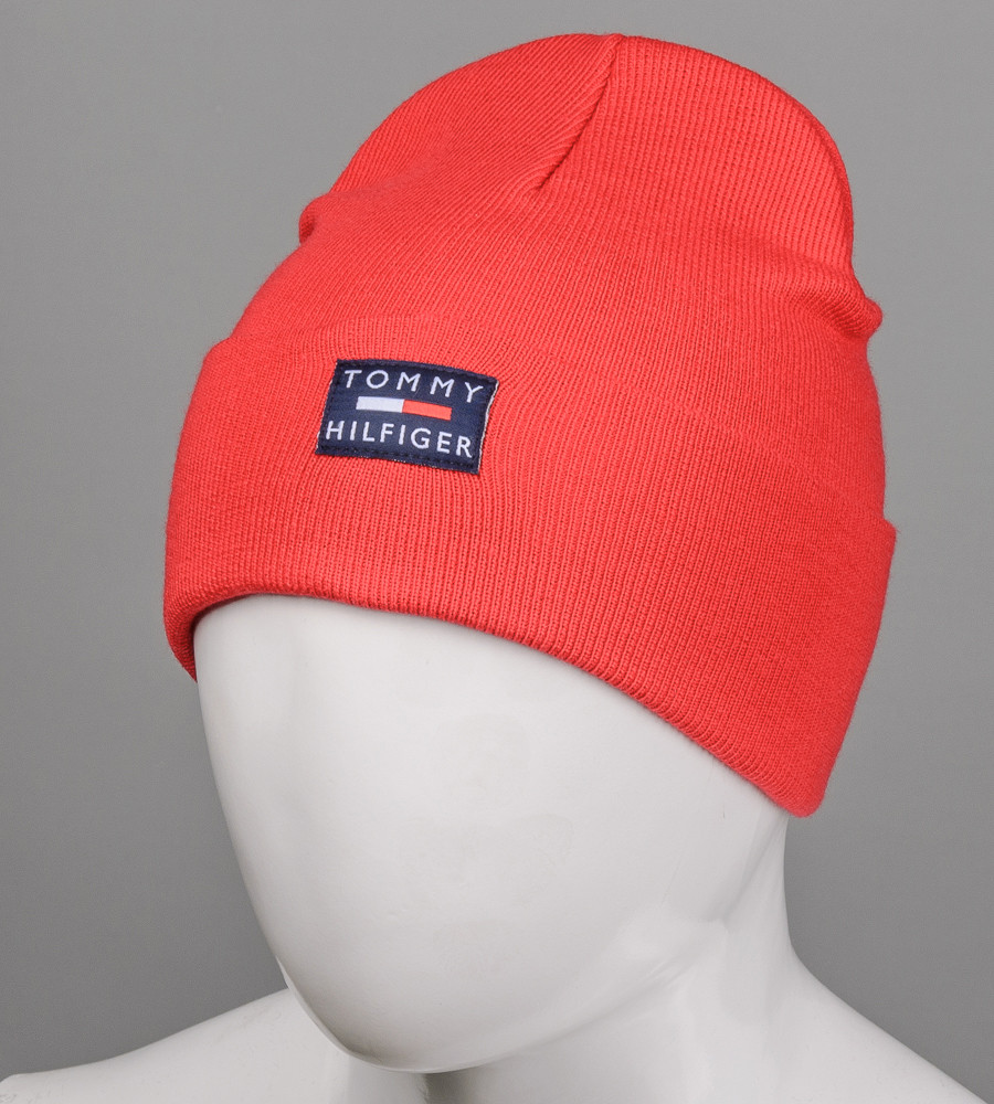 Шапка молодіжна "Ріжки" TommyHilfiger (m20m), Червоний