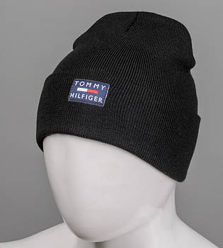 Шапка молодіжна "Ріжки" TommyHilfiger (m20m), Чорний