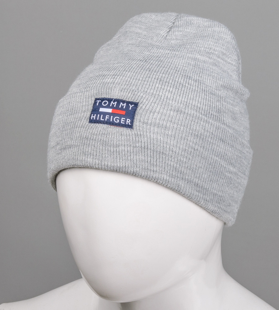 Шапка молодіжна "Ріжки" TommyHilfiger (m20m), Св.Сірий