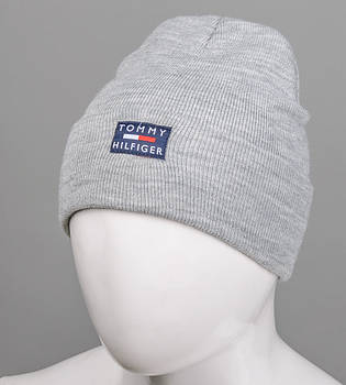 Шапка молодіжна "Ріжки" TommyHilfiger (m20m), Св.Сірий