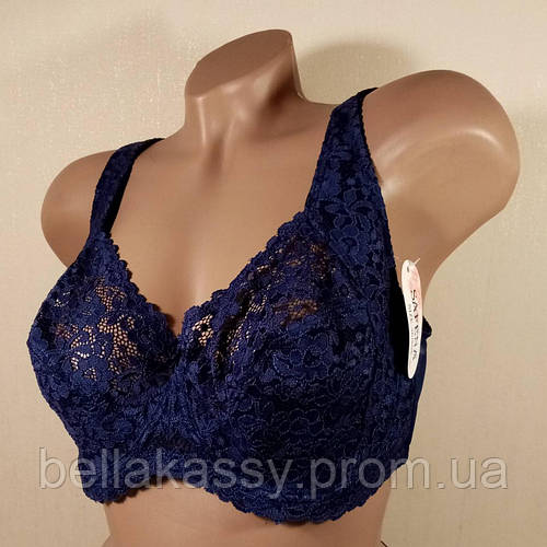 Кружевной бюстгальтер Safena синий, чашка E (ID#1468169686), цена: 478 ...