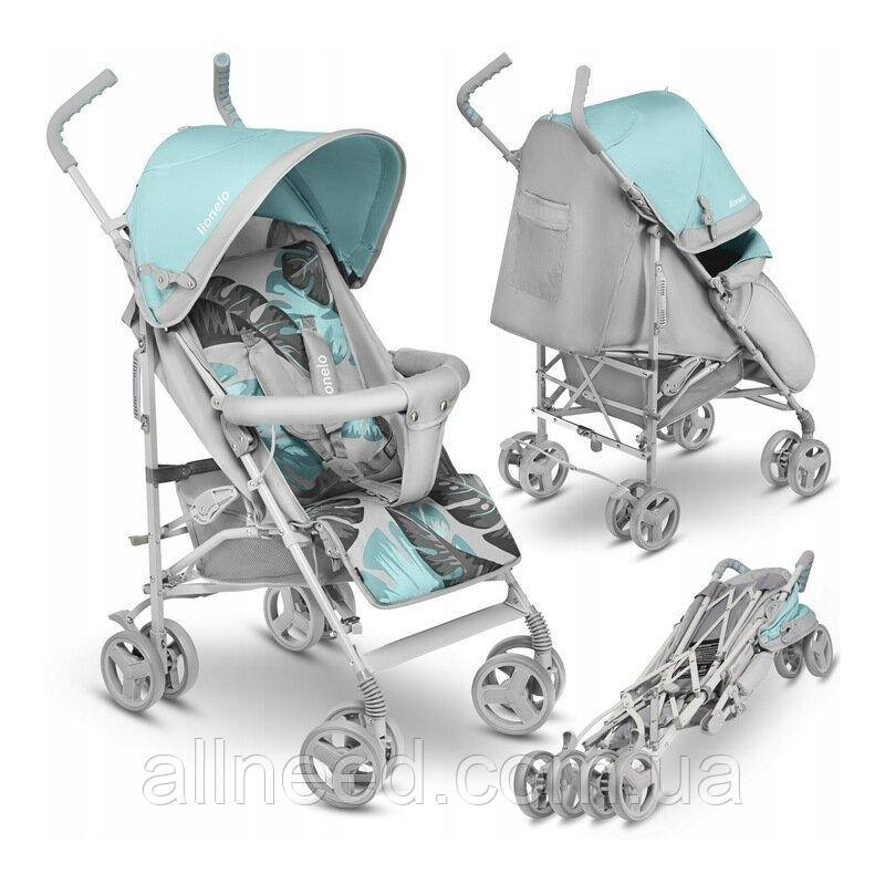 Прогулянкова Коляска-парасолька для хлопчика Lionelo Elia Tropical Turquoise Польща