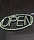 Неонова вивіска "OPEN" для бізнесу, LED вивіска RGB, неонова табличка, 49x24 см, фото 8
