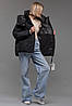 Пуховик TOWMY 3031 black green, фото 8