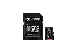 Картка пам'яті Kingston MicroSD 128 GB Class 10 + SD-adapter