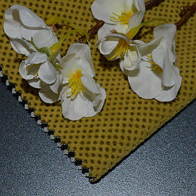 Тканина для меблів флок Дрім Сід (Dream Seed) гірчичного кольору