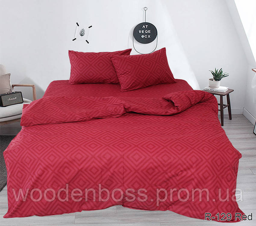 ТМ TAG Комплект постільної білизни R129Red