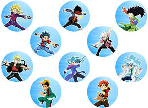 "БейБлейд" - Наліпка Герої Коло 45 мм.