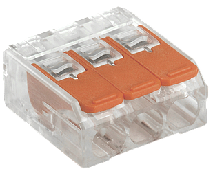 Будівельно-монтажна клема СМК 223-413 компактна (4 шт / упак) IEK