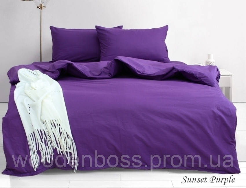 ТМ TAG Комплект постільної білизни 1,5-сп. Sunset Purple