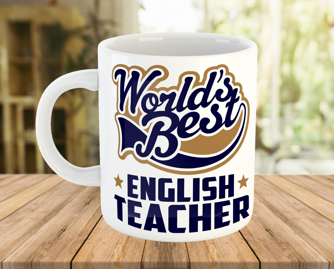 Чашка з написом подарунок вчителю англійської мови