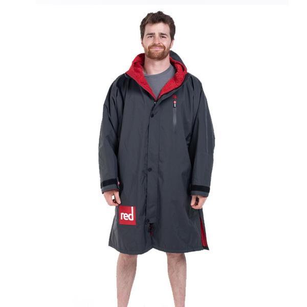 Водонепроникна куртка Red Original Men's Pro Change Robe з довгим рукавом, сіра