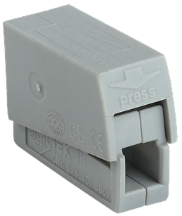 Будівельно-монтажна клема СМК 224-101 для світильників IEK