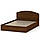 Ліжко з матрацом 140 дуб сонома Компаніт (144х202х75 см), фото 6