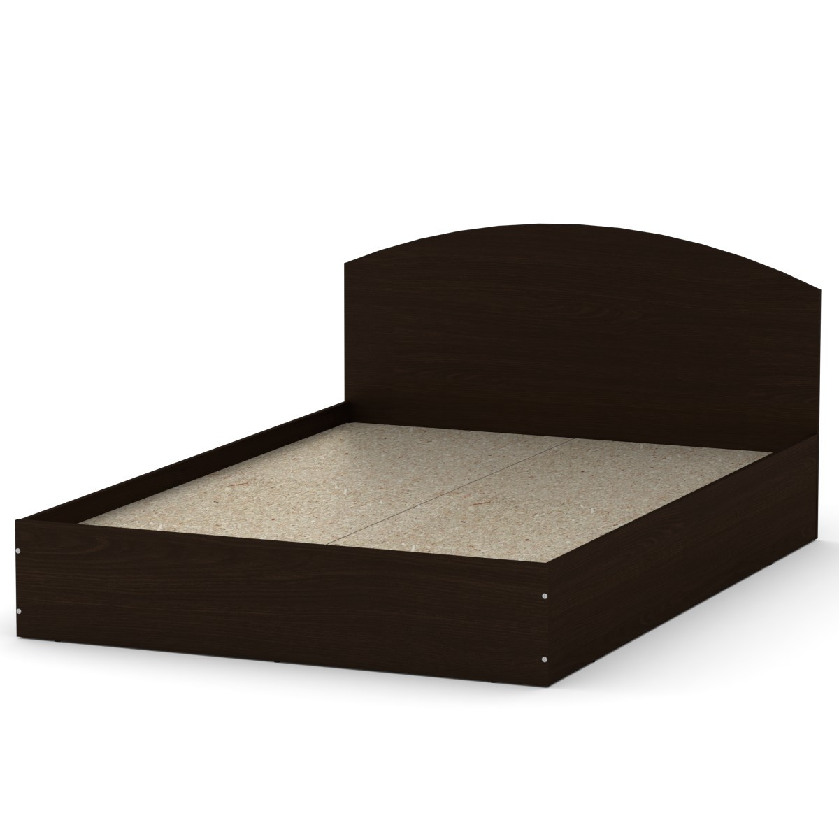 Ліжко з матрацом 140 венге темний Компаніт (144х202х75 см)