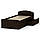 Ліжко з матрацом 90+2 німфея альба (білий) Компаніт (94х204х95 см), фото 6