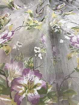 Тюль з органзи на метраж, висота 2,8м (912-2)