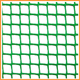Сітка 13*13 пластмасова 1.0х20 м (зелена) квадрат, фото 3