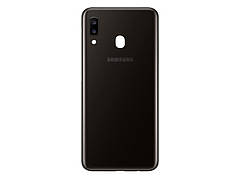 Кришка Samsung A205 Black A20 2019 (SM-A205) сервісний оригінал з розбирання (з потертостями)